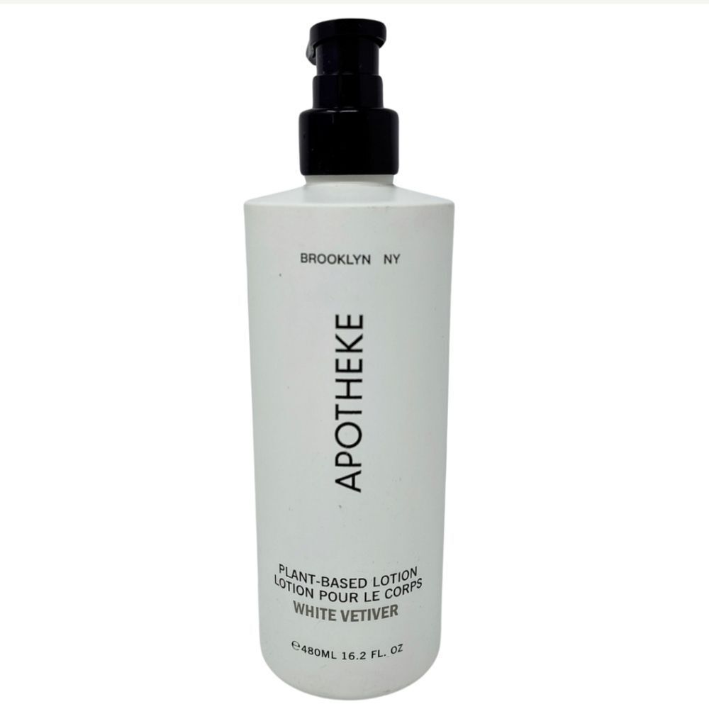 Apotheke White Vetiver Lotion Jumbo 480ml / 16.2 fl oz Plant Based New.